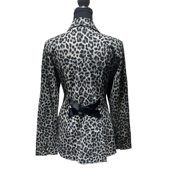 Cabi Jungle Jacket Leopard Print Lined Jacket Style 3373 Size 4 - Picture 2 of 10